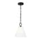 Z-Lite Alaric 1 Light Pendant, 10in. W x 10.75in. H, Matte Black 3042P10-MB - alternate 1